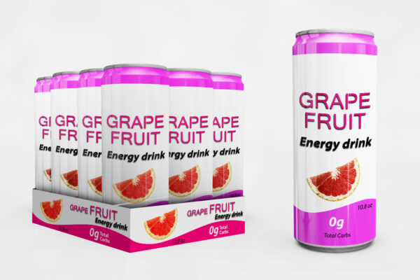 Energy Drink Grape Fruit Paradise (pack of 12)