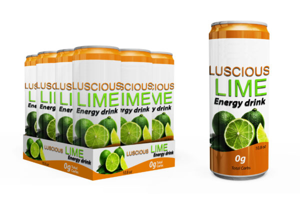 Energy Drink luscious lime(Pack of 12)